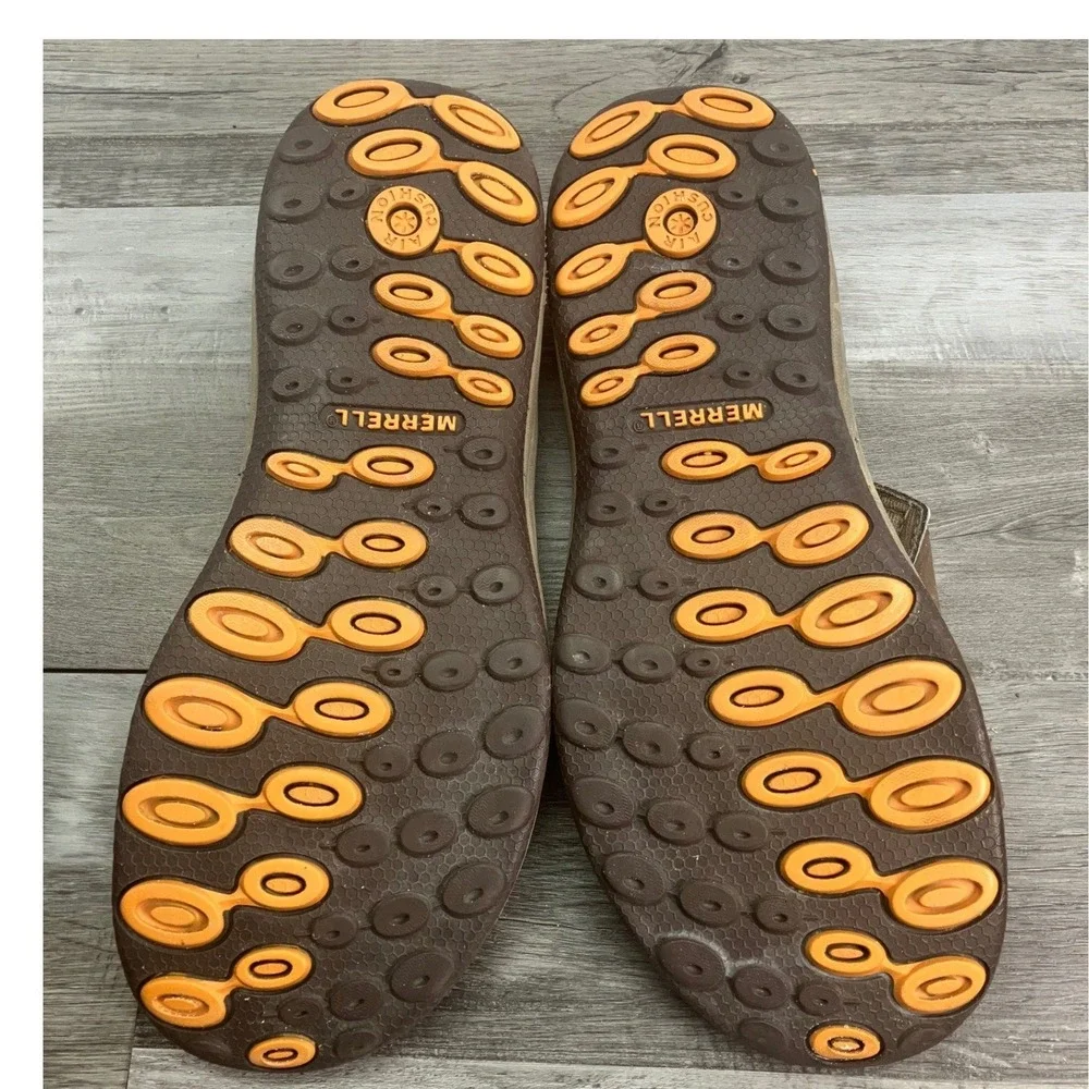 Merrell Mens Hiking Sandals Dark Earth Marmalade Brown Orange J193887C Size 12